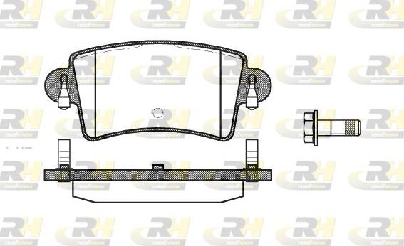 Roadhouse 2833.00 - Kit pastiglie freno, Freno a disco autozon.pro