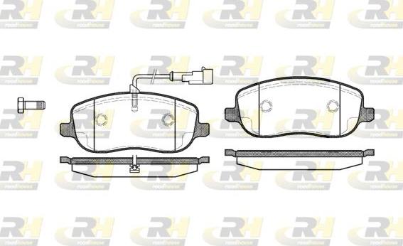 Roadhouse 2879.31 - Kit pastiglie freno, Freno a disco autozon.pro