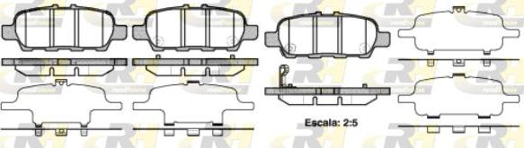 Roadhouse 2876.41 - Kit pastiglie freno, Freno a disco autozon.pro