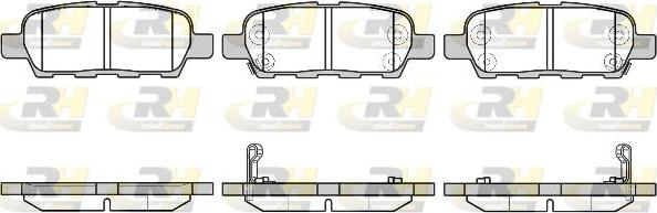 Roadhouse 2876.29 - Kit pastiglie freno, Freno a disco autozon.pro