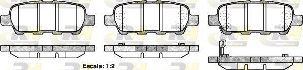 Roadhouse 2876.21 - Kit pastiglie freno, Freno a disco autozon.pro