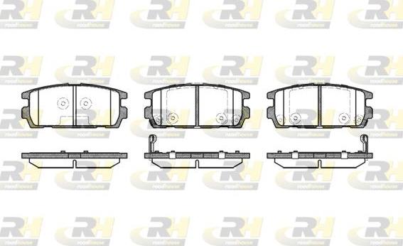 Roadhouse 2877.02 - Kit pastiglie freno, Freno a disco autozon.pro