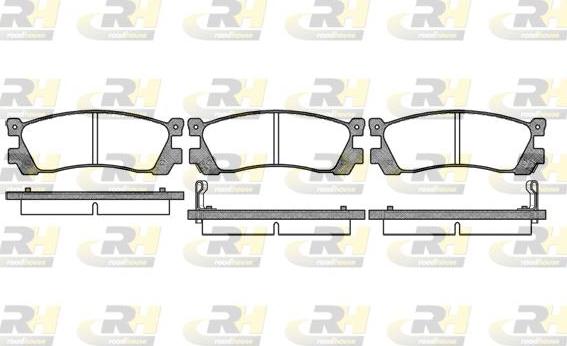 Roadhouse 2399.02 - Kit pastiglie freno, Freno a disco autozon.pro