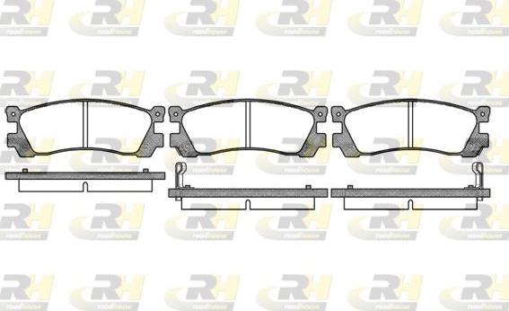 Roadhouse 2399.12 - Kit pastiglie freno, Freno a disco autozon.pro