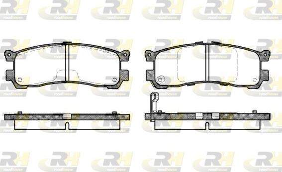 Roadhouse 2399.21 - Kit pastiglie freno, Freno a disco autozon.pro