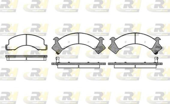 Roadhouse 2394.00 - Kit pastiglie freno, Freno a disco autozon.pro