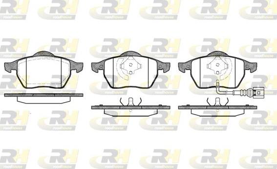 Roadhouse 2390.41 - Kit pastiglie freno, Freno a disco autozon.pro