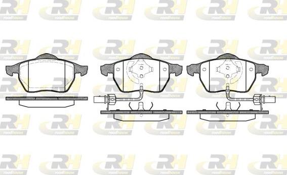 Roadhouse 2390.52 - Kit pastiglie freno, Freno a disco autozon.pro