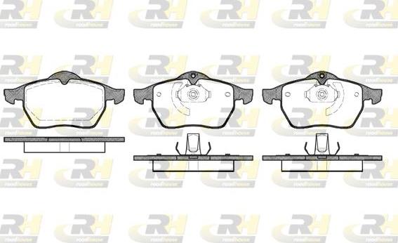 Roadhouse 2390.10 - Kit pastiglie freno, Freno a disco autozon.pro