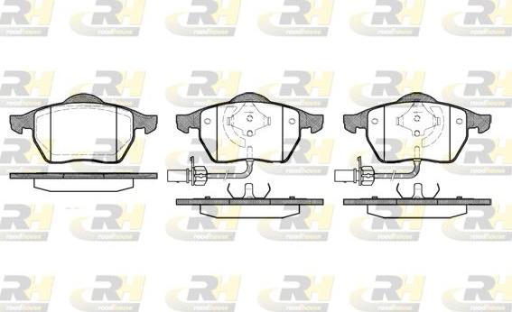 Roadhouse 2390.22 - Kit pastiglie freno, Freno a disco autozon.pro