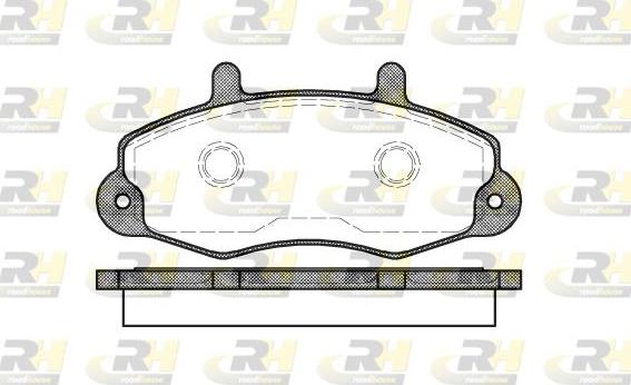 Roadhouse 2391.00 - Kit pastiglie freno, Freno a disco autozon.pro