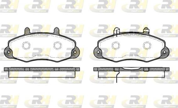 Roadhouse 2391.02 - Kit pastiglie freno, Freno a disco autozon.pro