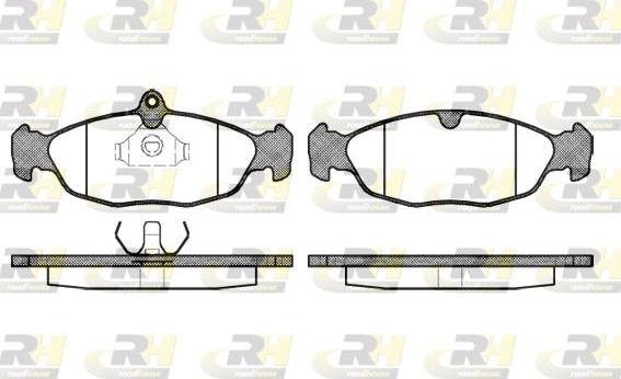 Roadhouse 2393.00 - Kit pastiglie freno, Freno a disco autozon.pro