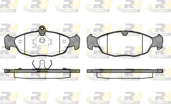 Roadhouse 2393.20 - Kit pastiglie freno, Freno a disco autozon.pro