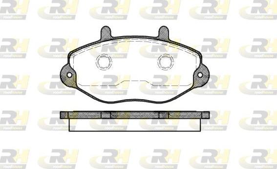 Roadhouse 2392.00 - Kit pastiglie freno, Freno a disco autozon.pro