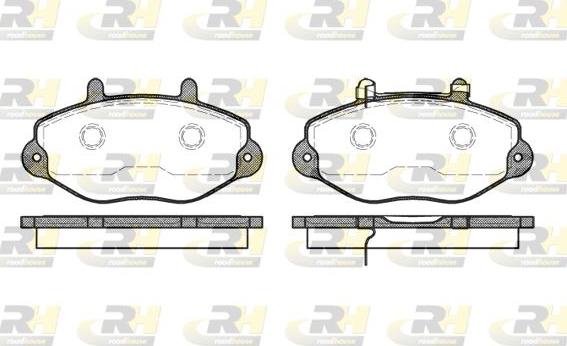 Roadhouse 2392.02 - Kit pastiglie freno, Freno a disco autozon.pro