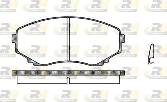 Roadhouse 2397.00 - Kit pastiglie freno, Freno a disco autozon.pro