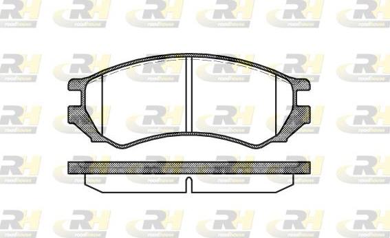 Roadhouse 2344.00 - Kit pastiglie freno, Freno a disco autozon.pro