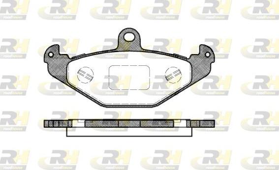 Roadhouse 2345.20 - Kit pastiglie freno, Freno a disco autozon.pro