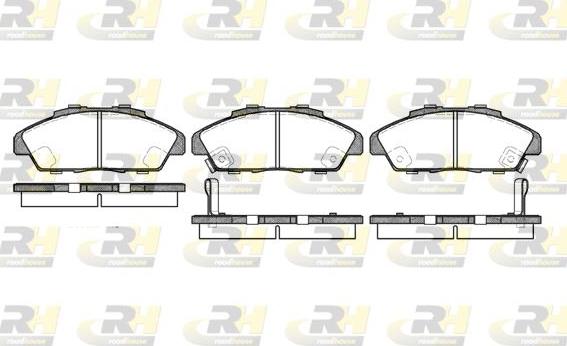 Roadhouse 2341.02 - Kit pastiglie freno, Freno a disco autozon.pro