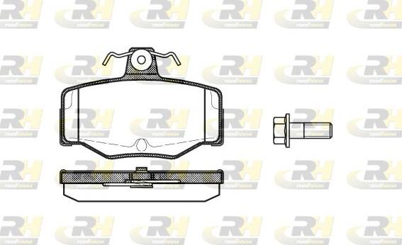 Roadhouse 2343.00 - Kit pastiglie freno, Freno a disco autozon.pro