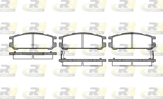 Roadhouse 2342.02 - Kit pastiglie freno, Freno a disco autozon.pro