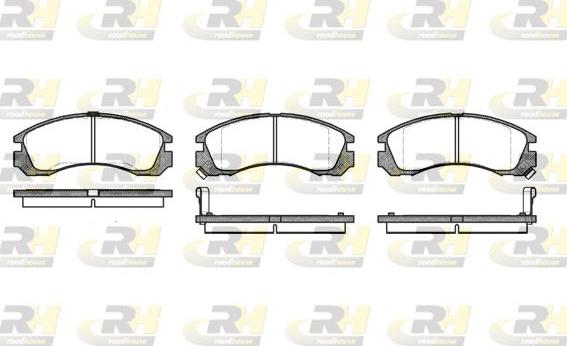 Roadhouse 2354.02 - Kit pastiglie freno, Freno a disco autozon.pro