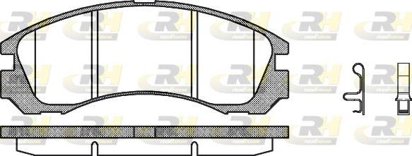 Roadhouse 2354.32 - Kit pastiglie freno, Freno a disco autozon.pro