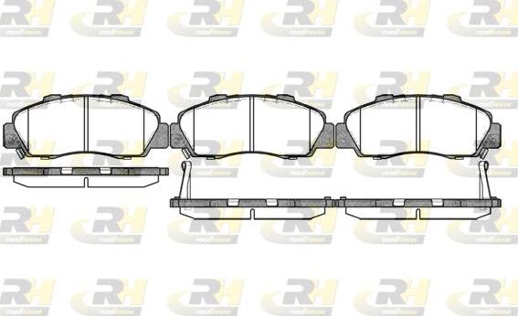 Roadhouse 2351.32 - Kit pastiglie freno, Freno a disco autozon.pro