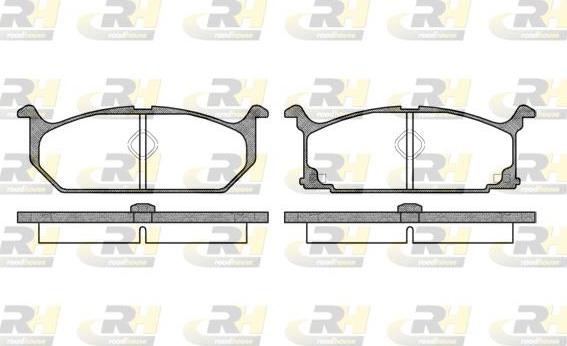 Roadhouse 2358.00 - Kit pastiglie freno, Freno a disco autozon.pro