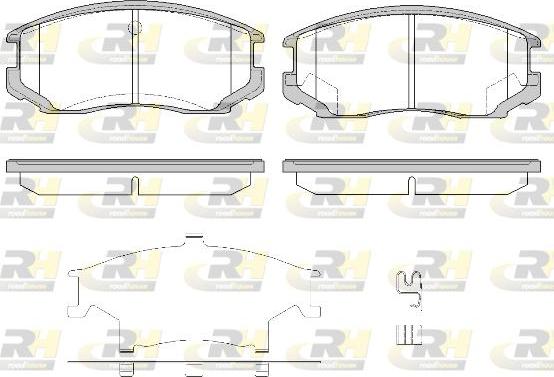 Roadhouse 2357.32 - Kit pastiglie freno, Freno a disco autozon.pro