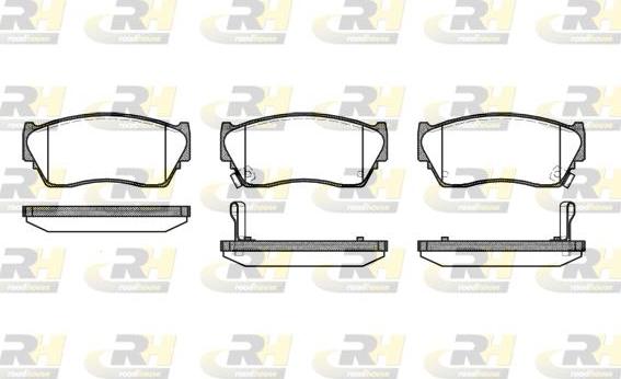 Roadhouse 2364.02 - Kit pastiglie freno, Freno a disco autozon.pro