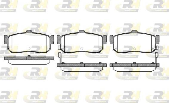 Roadhouse 2366.22 - Kit pastiglie freno, Freno a disco autozon.pro