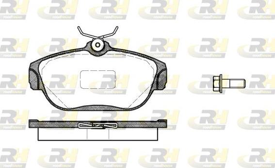 Roadhouse 2368.00 - Kit pastiglie freno, Freno a disco autozon.pro