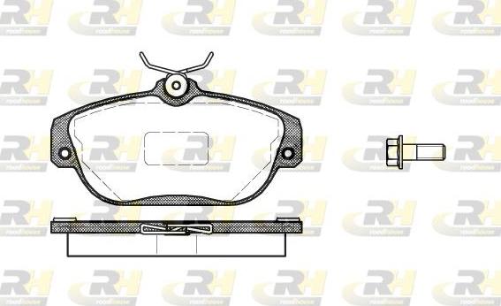 Roadhouse 2368.10 - Kit pastiglie freno, Freno a disco autozon.pro