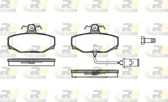 Roadhouse 2304.02 - Kit pastiglie freno, Freno a disco autozon.pro