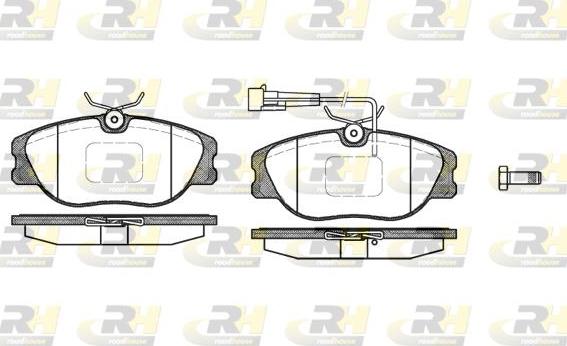 Roadhouse 2305.12 - Kit pastiglie freno, Freno a disco autozon.pro