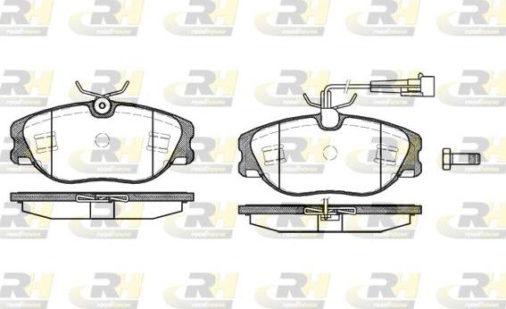 Roadhouse 2305.72 - Kit pastiglie freno, Freno a disco autozon.pro