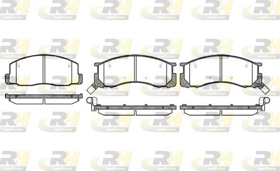 Roadhouse 2306.32 - Kit pastiglie freno, Freno a disco autozon.pro