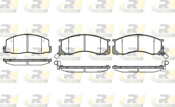 Roadhouse 2306.22 - Kit pastiglie freno, Freno a disco autozon.pro