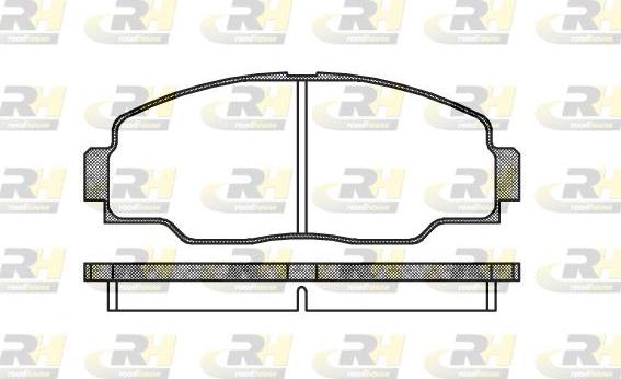 Roadhouse 2308.00 - Kit pastiglie freno, Freno a disco autozon.pro