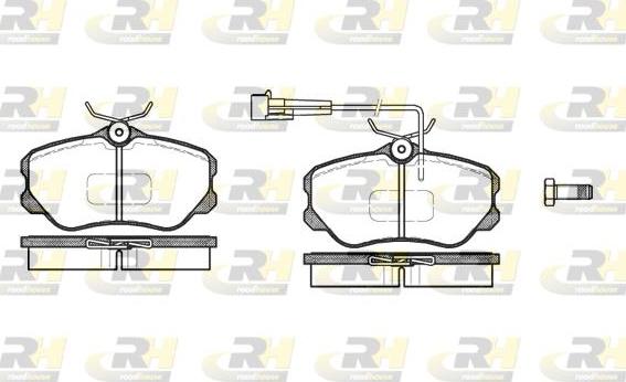 Roadhouse 2303.02 - Kit pastiglie freno, Freno a disco autozon.pro