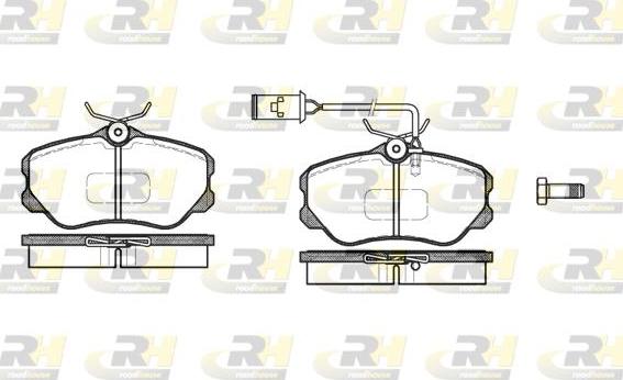 Roadhouse 2303.12 - Kit pastiglie freno, Freno a disco autozon.pro