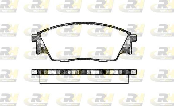 Roadhouse 2307.00 - Kit pastiglie freno, Freno a disco autozon.pro