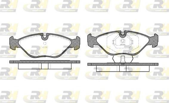 Roadhouse 2319.00 - Kit pastiglie freno, Freno a disco autozon.pro