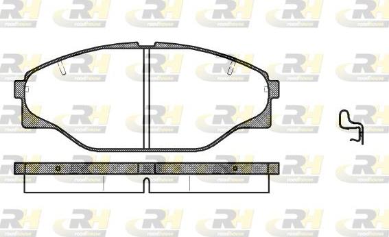 Roadhouse 2314.04 - Kit pastiglie freno, Freno a disco autozon.pro