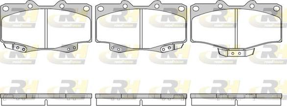 Roadhouse 2315.04 - Kit pastiglie freno, Freno a disco autozon.pro