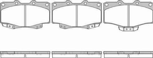 Alpha Brakes HKP-TY-089 - Kit pastiglie freno, Freno a disco autozon.pro