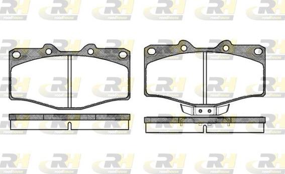 Roadhouse 2315.02 - Kit pastiglie freno, Freno a disco autozon.pro