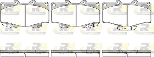 Roadhouse 2315.14 - Kit pastiglie freno, Freno a disco autozon.pro